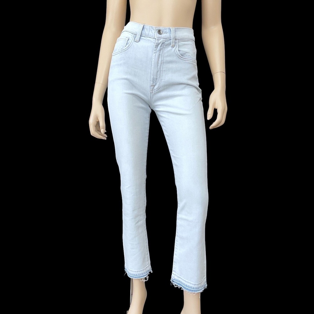 Splendid Jeans Women Size 26 Light Blue Alexa Crop Easy Slim Denim Stretch NEW